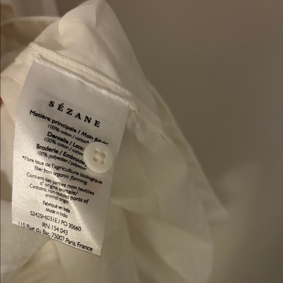 Sezane chemise chlo button down shirt - Picture 7 of 8
